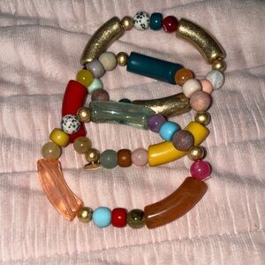 Plunder Multicolor Beaded Bracelets